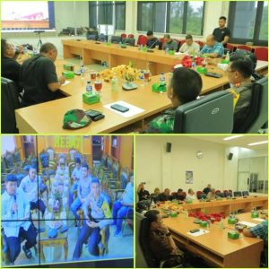 Kapolres Labuhanbatu Bersama Forkopimda, Ikuti Zoom Meeting Hasil Pelaksanaan Pilpres Tahun 2024