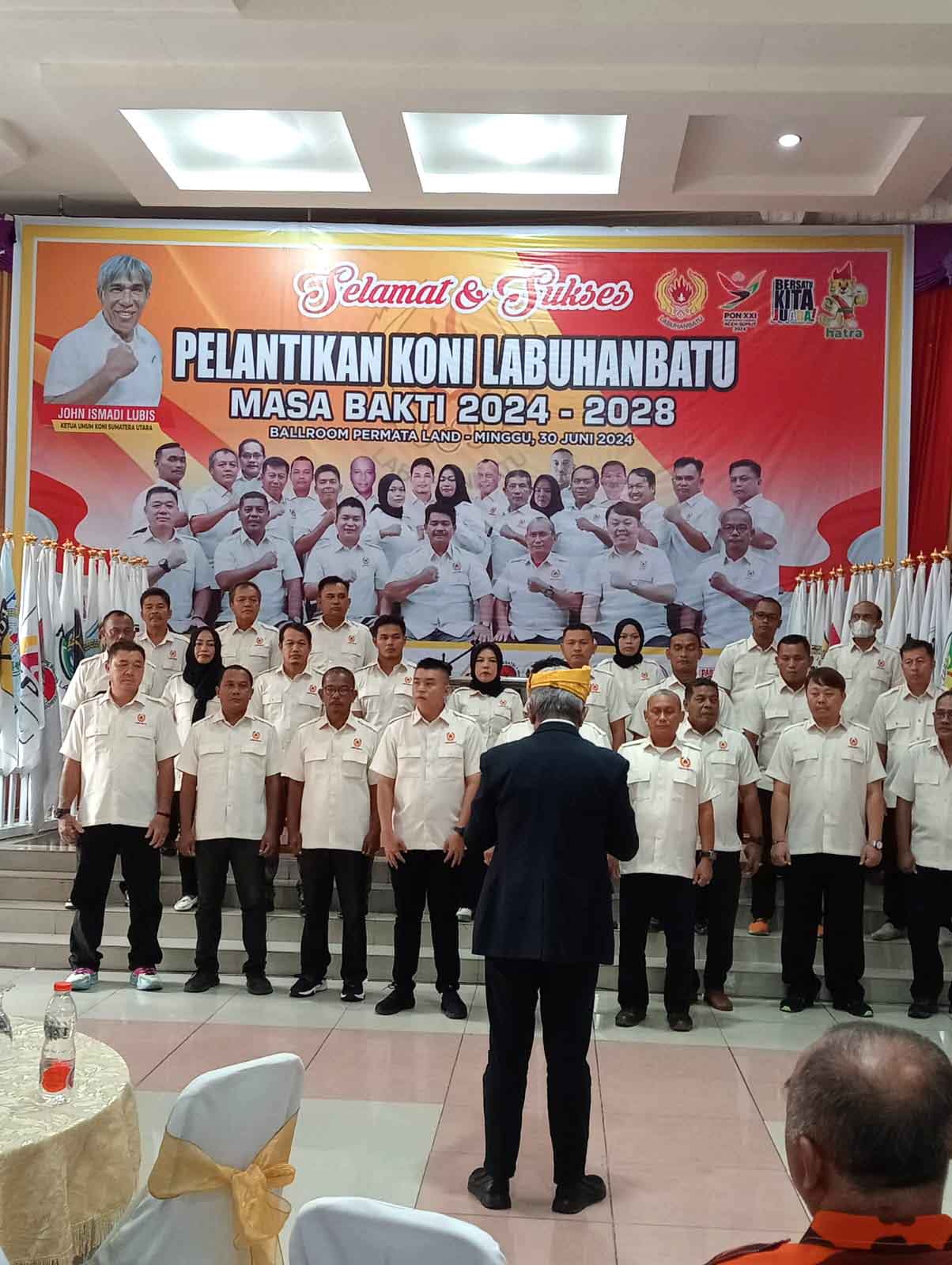 Perseteruan KONI Labuhanbatu Berakhir,  H. Boster Sitio Dilantik Jadi Ketua
