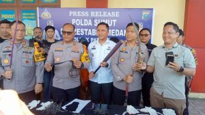 3 Kelompok Geng Motor Terlibat Kejahatan Diamankan Polrestabes Medan