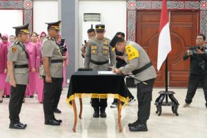Kapoldasu Lantik Kombes Gidion Jadi Kapolrestabes Medan
