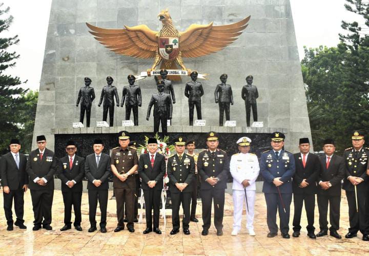 Pangdam I/BB Hadiri Upacara Peringatan ke-59 Hari Kesaktian Pancasila Tahun 2024 di Bandar Betsy
