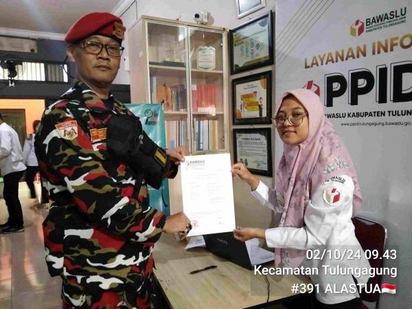 Dugaan Pelanggaran Netralitas: LMP Macab Tulungagung Laporkan Oknum Perangkat Desa dan Paslon Gabah ke Bawaslu