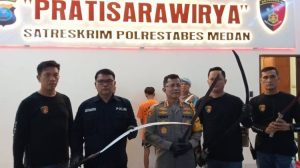 Polrestabes Medan Gerebek Markas Geng Motor Jalan Padang