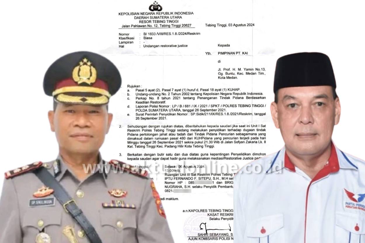 PT. KAI Tolak Permintaan RJ Polres Tebing Tinggi untuk DPO Christoph Munthe, Buronan Mau Dilindungi (?)