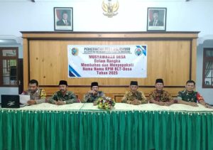 Musdessus Desa Kalidawir Tetapkan 25 KPM BLT DD Tahun 2025