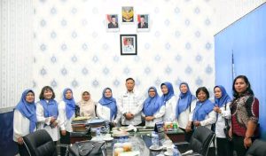 Sekdakab Tapteng Terima Kunjungan Konsolidasi BKOW Provinsi Sumut
