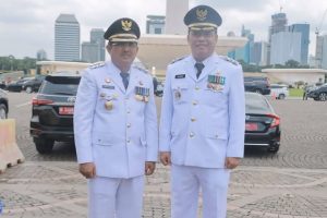 Presiden Prabowo Lantik Anwar Sadat dan Katamso sebagai Bupati dan Wakil Bupati Tanjung Jabung Barat