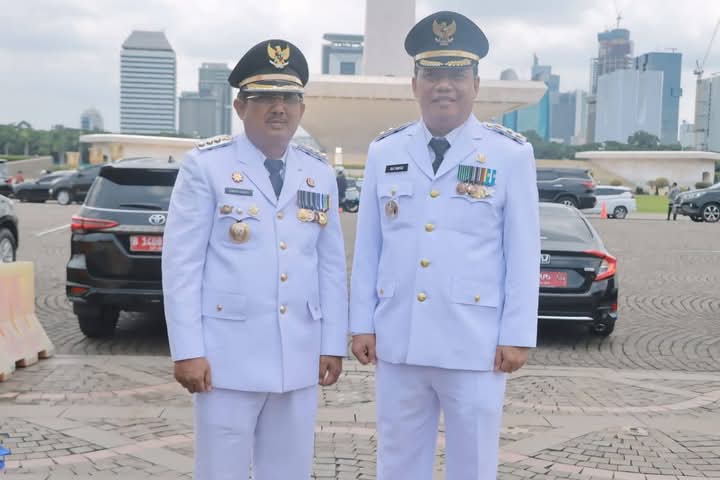 Presiden Prabowo Lantik Anwar Sadat dan Katamso sebagai Bupati dan Wakil Bupati Tanjung Jabung Barat