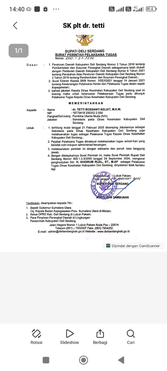 Main Barang To, Sehari Usai Dilantik Mendagri Jadi Bupati Asriludin Tambunan  Copot PLT Kadis Kesehatan