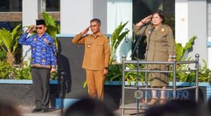 Bupati Karo Pimpin Apel Gabungan di Akhir Masa Jabatan