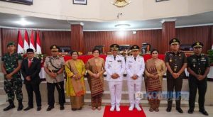 Bupati dan Wakil Bupati Hadiri Rapat Paripurna Istimewa DPRD Kabupaten Karo