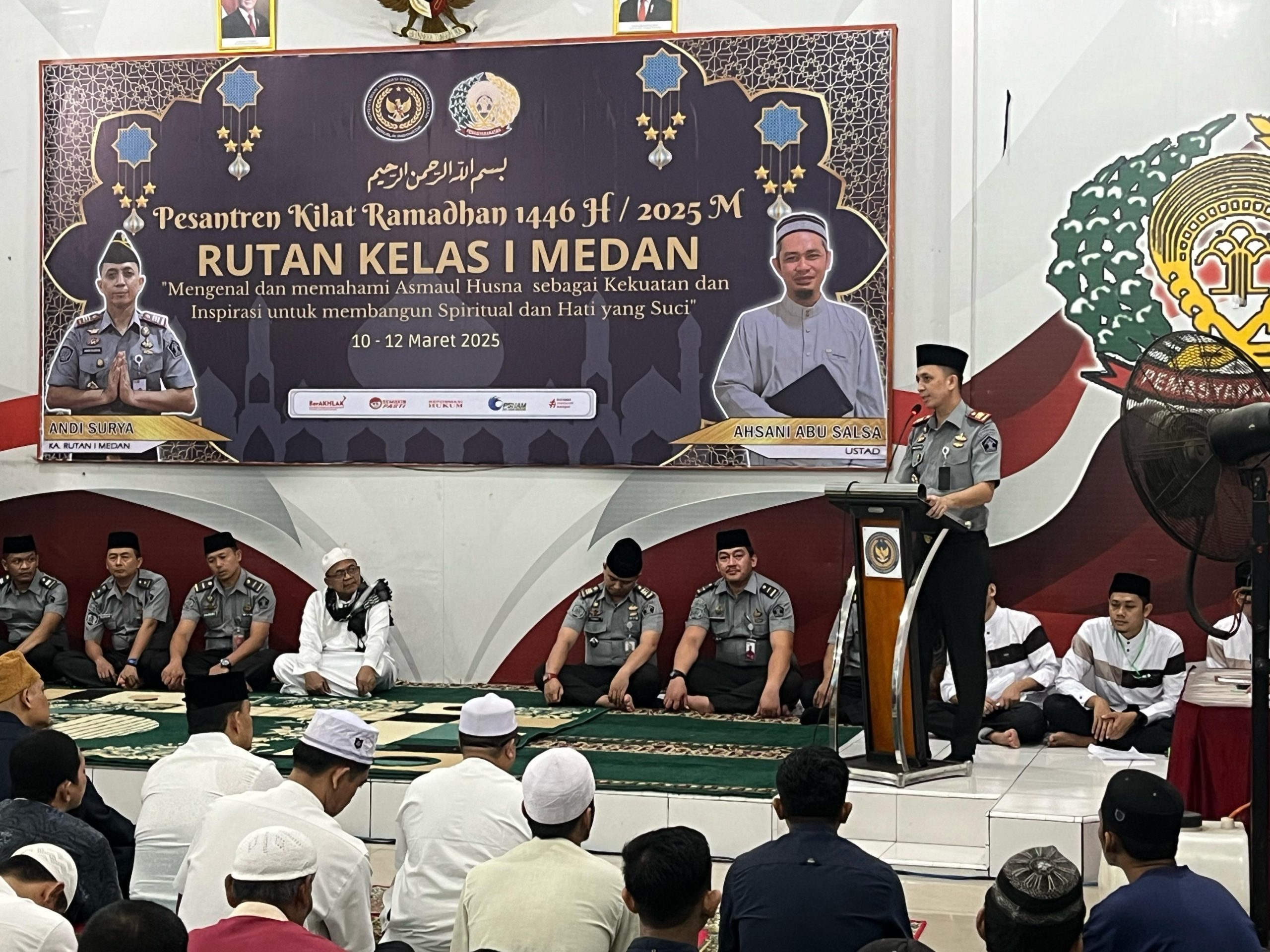 Pembukaan Pesantren Kilat Ramadhan Bagi Warga Binaan Rutan Kelas I Medan