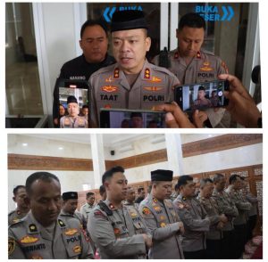 Polres Tulungagung Gelar Salat Gaib Untuk Almarhum Yang Gugur Dalam Melaksanakan Tugas di Polda Lampung