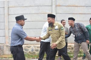 Bupati Kasmarni Sambut Kunker Gubri Abdul Wahid di Kawasan Industri Desa Buruk Bakul.