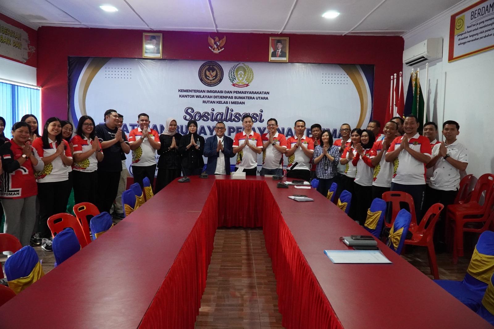 Rutan Medan Gandeng Bank BRI Untuk Sosialisasi, Tingkatkan Budaya Pelayanan Prima