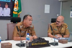 Bupati Karo Ikuti Webinar Rilis dan Sosialisasi IDSD Tahun 2024