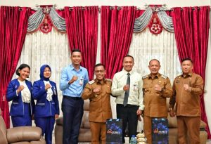 Bupati Tapanuli Tengah Ajak Bank Sumut Kembangkan Ekonomi Kreatif Anak Muda