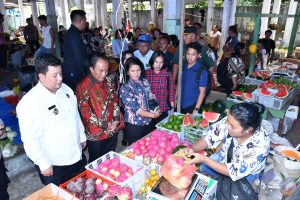 Pastikan Stok Bapokting Jelang Lebaran, Pemkab Samosir Monitoring ke Pasar Tradisional Ambarita