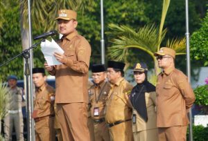 Pimpin Apel Perdana sebagai Wali Kota, Mahyaruddin Salim B Akan Wujudkan Tanjungbalai Emas