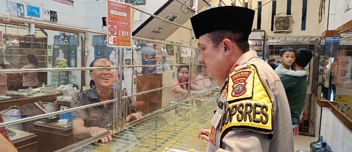Polres Binjai Cek Keamanan Pedagang Emas di Kota Binjai
