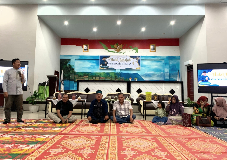 SMKN 9 Medan Gelar Halal Bihalal