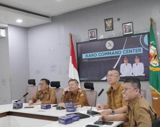 Wabup Ikuti Rapat Percepatan Kegiatan Penanganan Banjir Daerah Irigasi Paya Lah Lah Kabupaten Karo