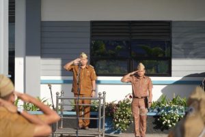 Wabup Pimpin Apel Gabungan di Lingkungan Pemkab Karo