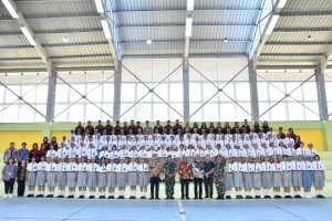 Wabup Pimpin Upacara Seleksi Paskibraka 2025 Tingkat Kabupaten Samosir