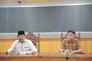Bupati Tanjab Barat Pimpin Rapat Tindak Lanjuti Instruksi Presiden Terkait Pembentukan Satgas Penanganan Sampah Nasional