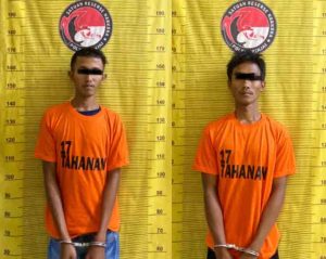 Tawarkan Narkoba Kepetugas,Dua Pria Asal Sunggal Diciduk