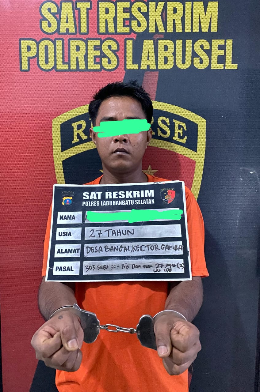 Dukung Asta Cita Presiden,Polres Labusel Ungkap Kasus Judi Online