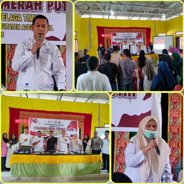Semangat Wujudkan Desa Mandiri, Koperasi Merah Putih Resmi Berdiri di Desa Gosong Telaga Timur