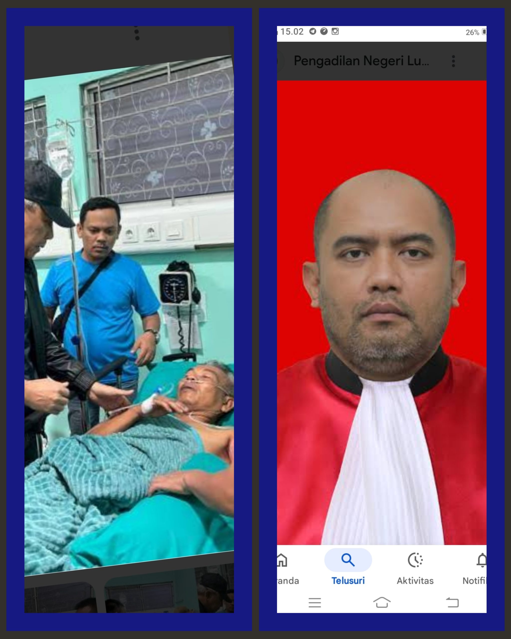 Terkait vonis bebas Edy Suranta Guru singa, Oknum jaksa Kena Bacok Majelis hakim Simon Liburan