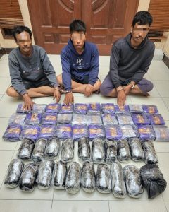 Polda Sumut Gagalkan Penyelundupan 30 Kg Sabu dan Narkotika Jenis Liquid Vape, Tiga Orang Pelaku Diamankan