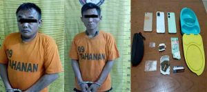 Buang Narkoba Samping Kloset, Dua Pelaku Diciduk Polres Binjai