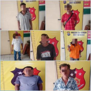 Polres Binjai Tangkap 7 Pelaku Pungli Truck