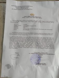 2 Bulan Tak Mendapatkan Jawaban, Ketua PWRI Pertanyakan Laporannya Ke Mapolres