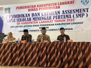 Plt.Kadis Pendidikan Kab. Langkat Buka Pendidikan dan Pelatihan Assesment Guru SMP Tahun 2025