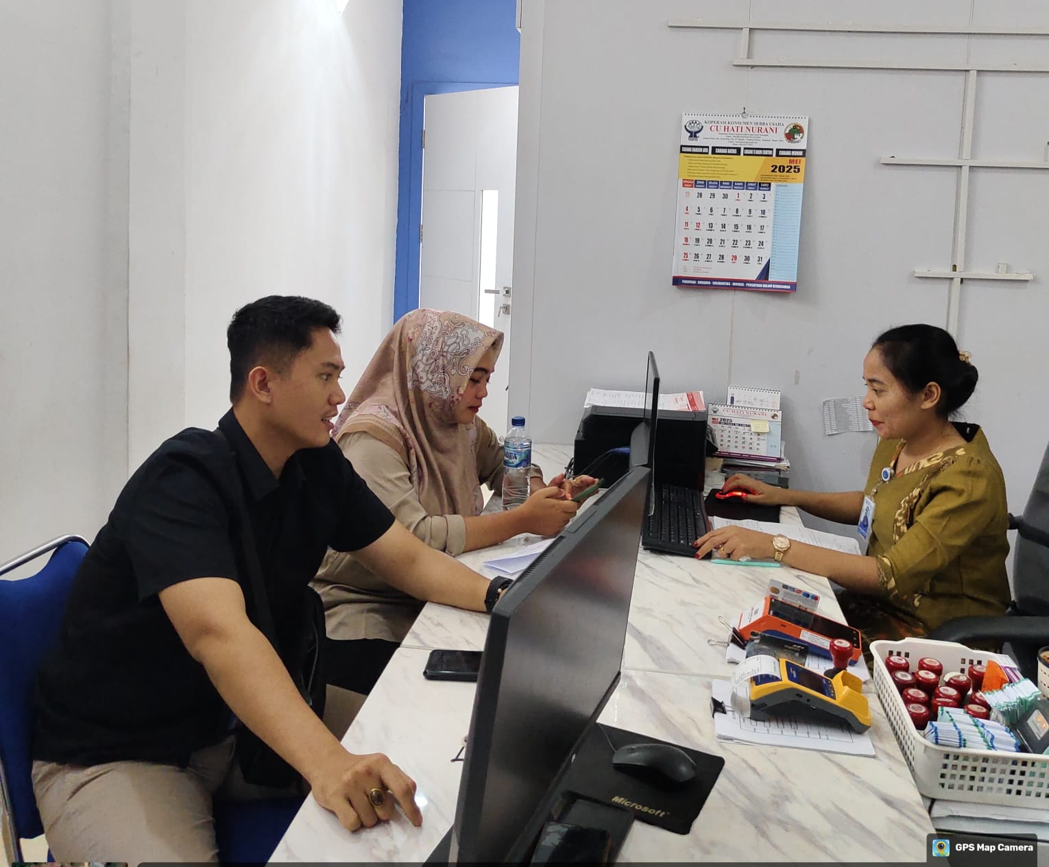 BRI BO Sibuhuan Edukasi Penggunaan E Channel EDC ke CU Hati Nurani
