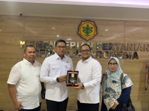 Bertemu Wamentan, Wakil Wali Kota Tanjungbalai Bahas Pengembangan Sektor Pertanian dan Penguatan Ketahanan Pangan