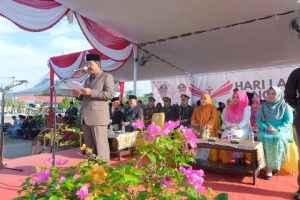 Bupati Tanjab Barat Pimpin Upacara Hari Lahir Pancasila di Lapangan Alun-alun Kuala Tungkal