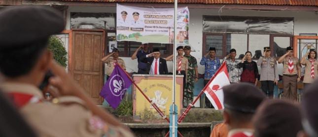 Wabup Karo Buka GPWK Khusus SD Kec. Berastagi