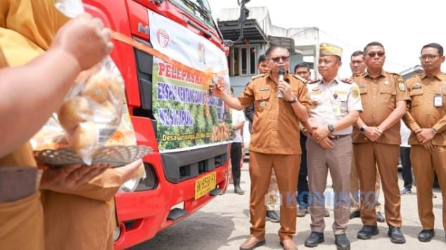 Wabup Karo Lepas Ekspor Kentang dan Ubi Jalar ke Singapura