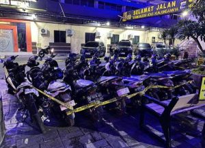 Polrestabes Medan Grebek Gudang Curanmor Modus Bengkel,Puluhan Kereta Disita