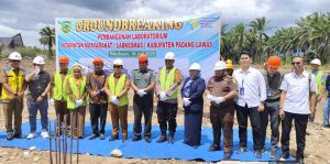 BRI BO Sibuhuan Apresiasi Groundbreaking Pembangunan Labkesmas di Palas
