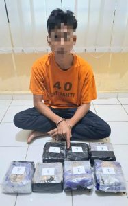 Modus Gunakan CPU Komputer, Polsek Sei Tualang Raso Cegat Penumpang Becak Bawa Narkoba 7,54 Kg