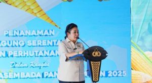 Titiek Soeharto Apresiasi Polri Gaspol Tanam Jagung Demi Swasembada Pangan
