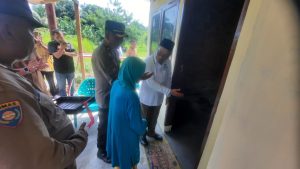 Polres Binjai Serahkan Kunci Bedah Rumah