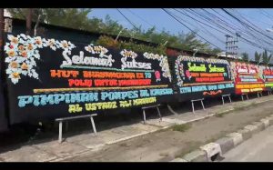 Ribuan Papan Bunga dan Penayangan Videotron Warnai HUT Bhayangkara ke-79 di Sumatera Utara