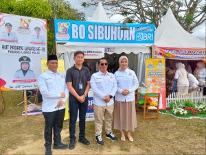 Stand BRI BO Sibuhuan di Palas Expo II,Dikunjungi Bupati,Ketua TP PKK dan Pj Sekda